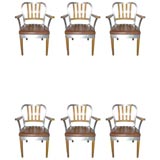 Six Shaw Walker Chairs