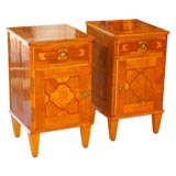 Vintage Pair Italian Bedside Commodes