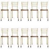 French Industrial Iron Chair