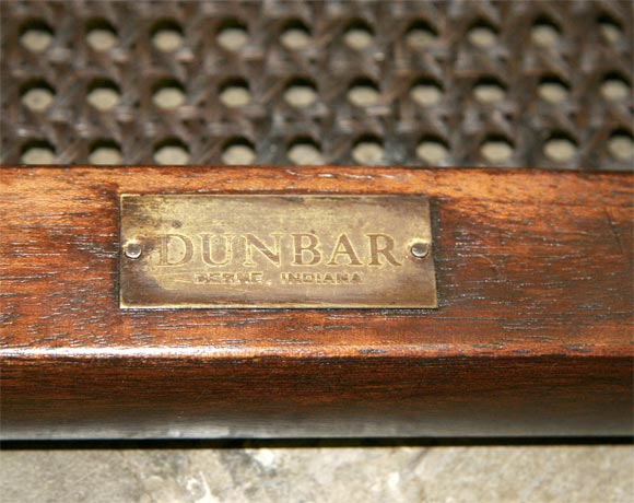 Rare Dunbar Caned Stool 4
