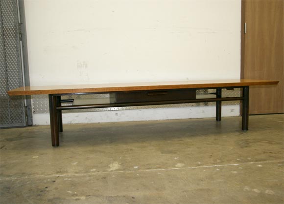 Edward Wormley for Dunbar Mahogany & Walnut Coffee Table