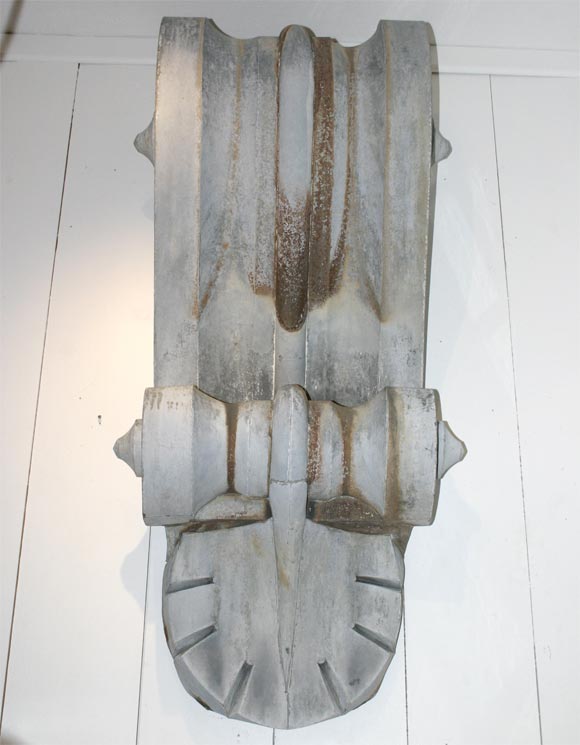 huge zinc corbel
