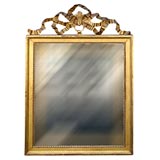 LOUIS XVI STYLE GOLD LEAF MIRROR