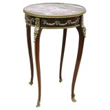 NAPOLEON III MAHOGANY GUERIDON TABLE