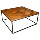 Antique PARQUETRY TOP COFFEE TABLE