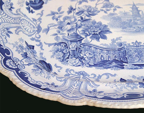 ENGLISH IRONSTONE PLATTER.