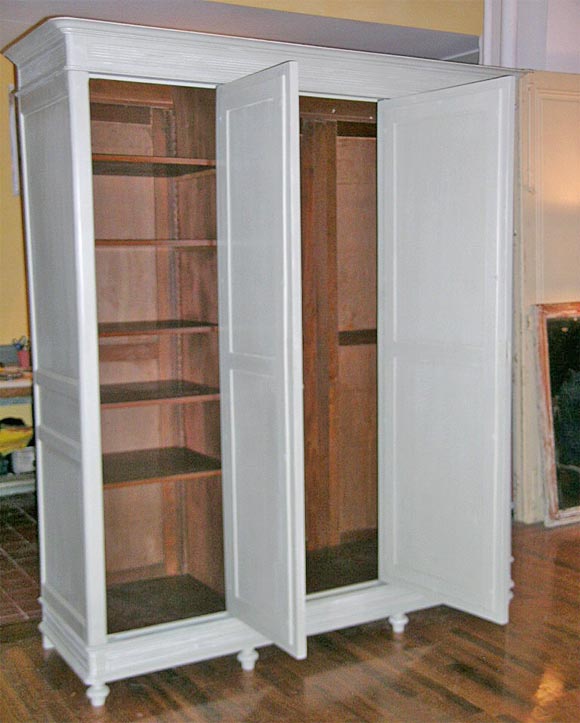 Wood Mirrored armoire