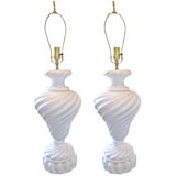 Graceful Glass Swirl Lamps Graceful Glass Swirl Lamps