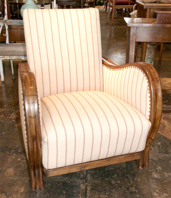 Set of two Art Deco club chairs