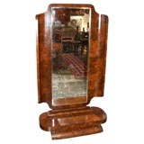 Vintage Art Deco Vanity Standing Mirror