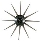 Vintage Welby sunburst  wall clock.