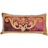 Pillow Made with French 19th C Applique
