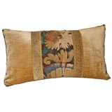 Pillow Made with 18th C Tapestry Fragment