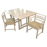 Baker Dining Table and Six Chairs