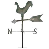 Antique 19th century Rooster Weathervane