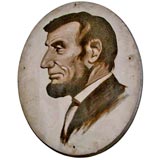 Used 1890's Painting of Abe Lincoln