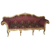 Venetian Giltwood Settee