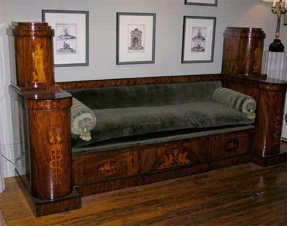 Danish Empire Settee