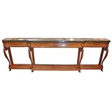 Large Mahogany Console