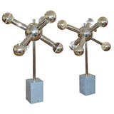 Pair Sputnik Lamps