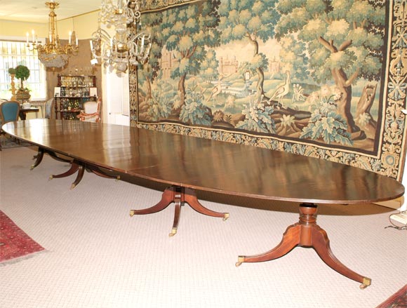 Grand Regency Mahogany Table