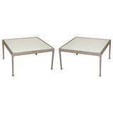 Vintage Pair of Outdoor Tables by Schultz for Knoll