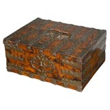 17th c. mulberry and bronze box