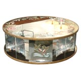 Reverse Painted Chinoiserie Coffee Table