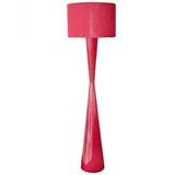 Red Pinched Standing Lamp