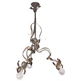 French Bronze Ceiling Light