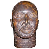 Antique Bronze Head from Nigeria