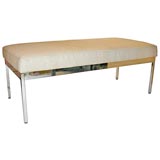 Stainless Steel Upholstered Bench