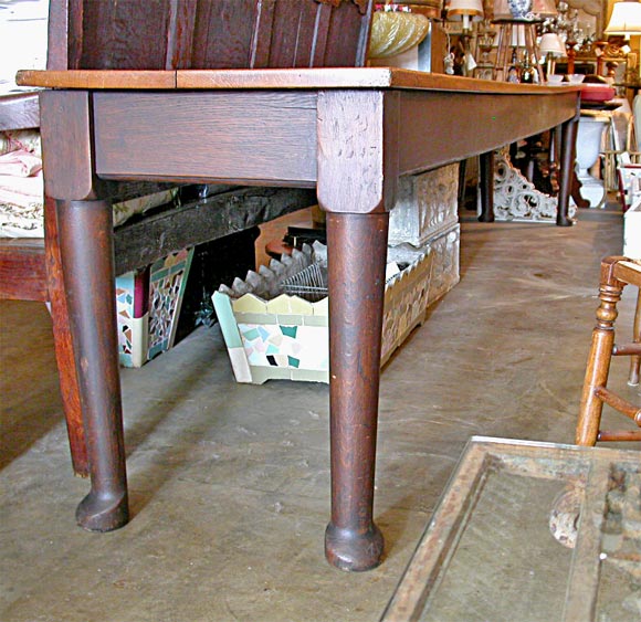 13 Foot Long 19th Century Oak Table
