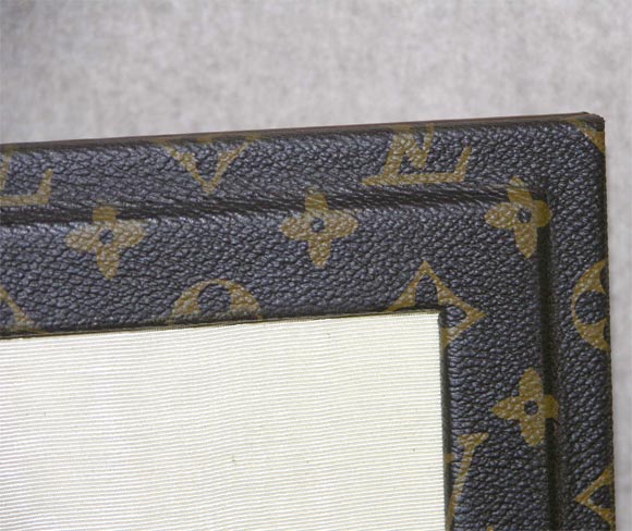 Leather Vintage Louis Vuitton Picture Frame For Sale