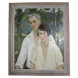 Agnes Richmond Oil Painting " Bill and Lucille"