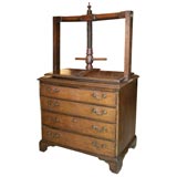 4 Drawer  Screw Top Linen Press