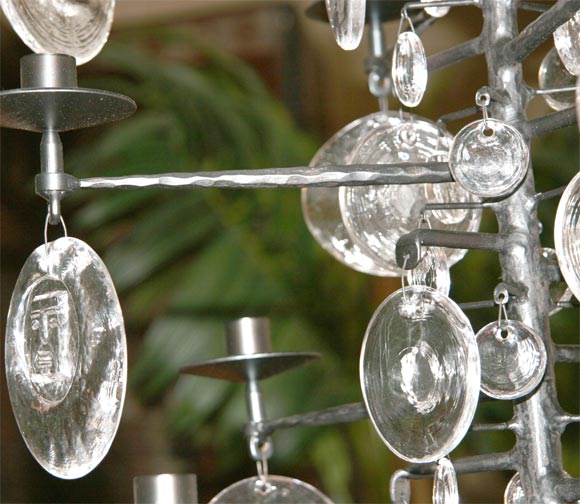 Pair of Candelabra Chandeliers by Eric Hoglund 4