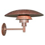 Poul Henningsen  Copper Outdoor Lamp