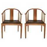 Pair of "Chinese Chairs" by Hans Wegner