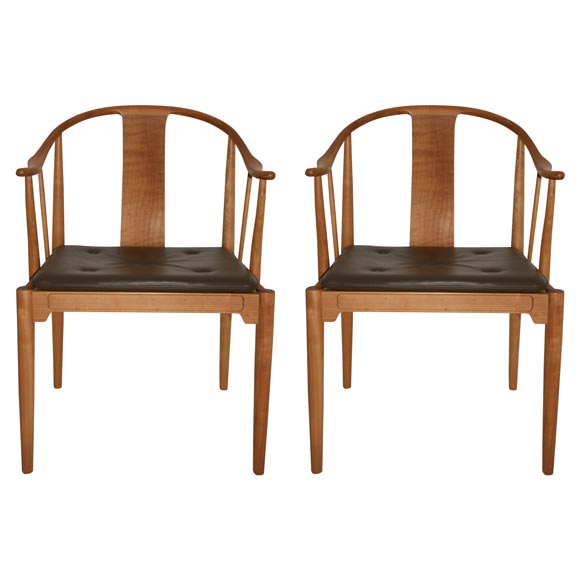 Pair of "Chinese Chairs" by Hans Wegner