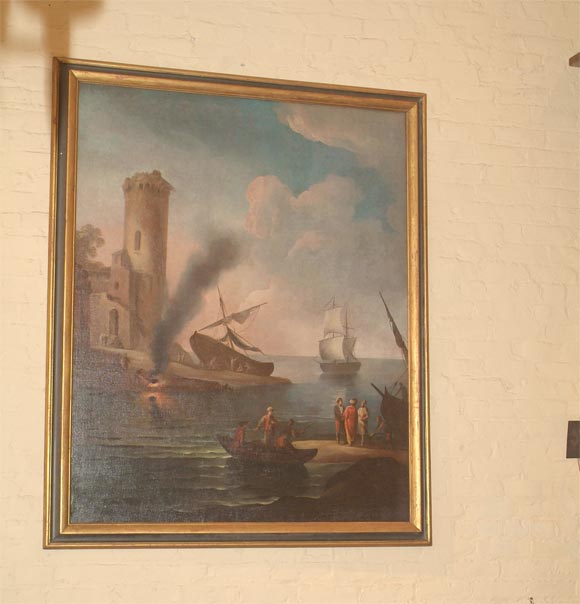 Capriccio marina landscape