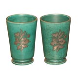 Pair of Gustavsberg "Argenta" Vases