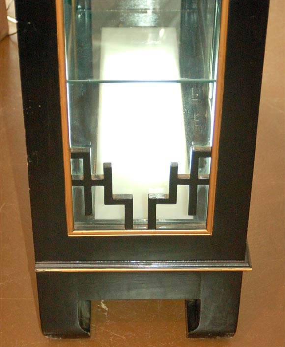 Mid-20th Century Lacquered Oriental Cabinet