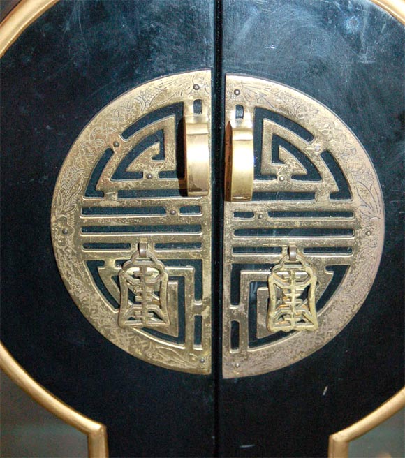 Lacquered Oriental Cabinet 3
