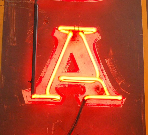 American Vintage Neon  Bakery  sign