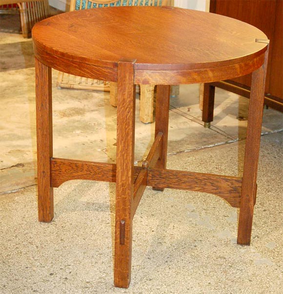 Gustav Stickley Lamp Table 3