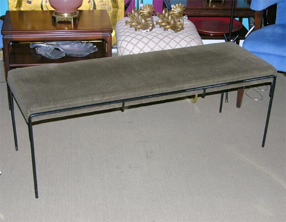 French Wrought Iron Bench