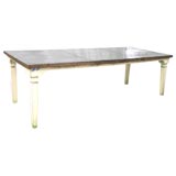 French Painted IronTop Table