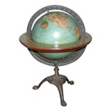 Antique Terrestrial Eight  Inch Globe