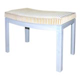 Art Deco Greywashed Oak Bench Art Deco Greywashed Oak Bench